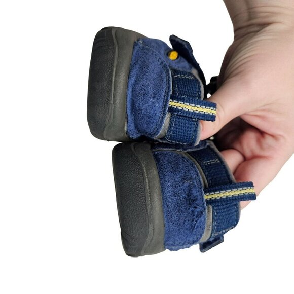 Keen Youth Newport H2 Sandals Size 2 Blue Strap & Adjustable‎ Bungee Cord Rubber - Picture 5 of 10